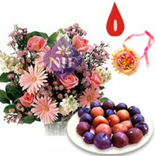 Rakhi Flowers and Sweets
