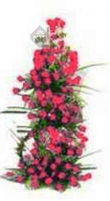 Tall Arrangement of Pink Roses