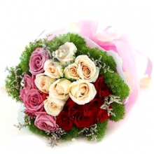 Mixed Roses Tricolor