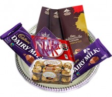 Basket of Premium Chocolates
