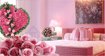Room full of Pink Blooms
