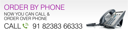 Call +91 8238366333 to Order by Phone