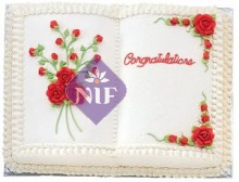 3 Kg. Special Book Shape Cake