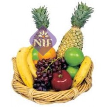 Fruit Basket with Twin Pineapple